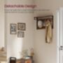 Hall Tree With Bench, Coat Rack And Shoe Storage, thumbnail 3 of 7