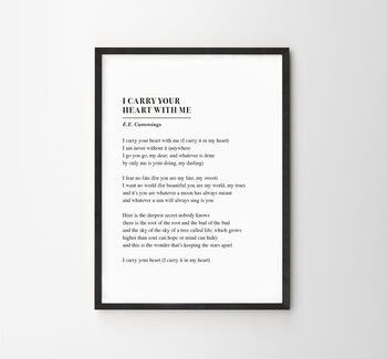 The One Poem Personalised Wedding Print, 10 of 10