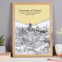 Personalised Chester Graduation Gift Print, thumbnail 8 of 9