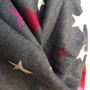 Reversible Colourful Personalised Star Scarf, thumbnail 3 of 12