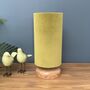 Luxury Velvet Cylinder Lampshades Various Colours, thumbnail 2 of 12