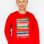 Funny Literary Christmas Jumper, thumbnail 2 of 6