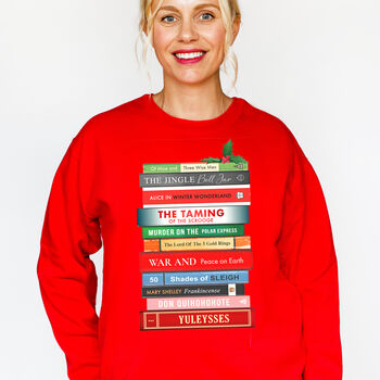 Funny Literary Christmas Jumper, 2 of 6