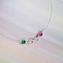 Infinity Family Birthstone Necklace, thumbnail 1 of 11