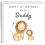 First Birthday As My Daddy Card, thumbnail 2 of 2