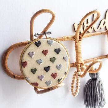 Heart Hand Embroidery Decoration, 3 of 6