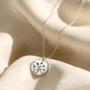 Personalised Birthstone Family Tree Necklace, 3 of 8