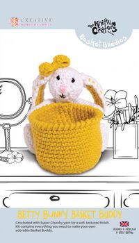 Basket Buddies Betty Bunny Crochet Kit, 2 of 3