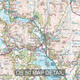 Personalised Postcodes Three Circle Locations Map Print, thumbnail 5 of 7