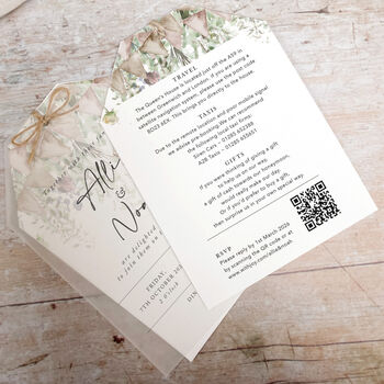 Whimsical Barn Vellum Tag Wedding Invitations, 2 of 6