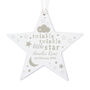 Personalised Twinkle Twinkle Wooden Star Decoration – Christening Or New Baby Gift, thumbnail 4 of 4