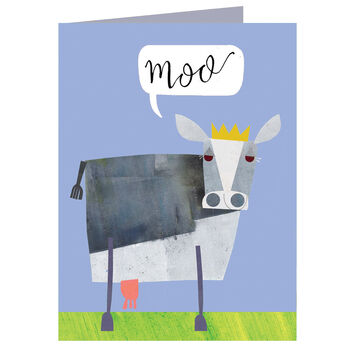 Cow Mini Greetings Card, 2 of 4