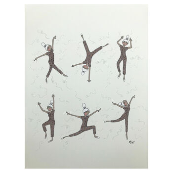 'Let's Dance' A4 Giclée Fine Art Print, 3 of 4