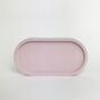 Oval Pink Concrete Trinket Dish, thumbnail 4 of 4