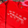 Hot Girls Read Books Embroidered Crewneck Sweatshirt, thumbnail 1 of 4