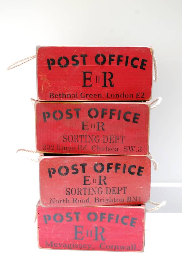 Wooden Vintage Style 'post Office' Storage Box By Lovestruck Interiors