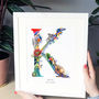 Personalised J To S Bright Wildlife Initials Print, thumbnail 7 of 12