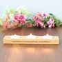 Personalised Candle Holder With Three Tea Lights, thumbnail 4 of 10