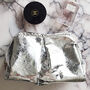 Metallic Paradiso Cloud Clutch Bag, thumbnail 2 of 6