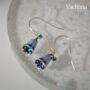 Sterling Silver Bluebell Enamel Jewelry Sets, thumbnail 6 of 8