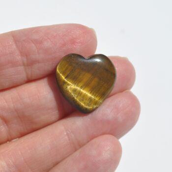 Tiger's Eye Pocket Heart Gift For Confidence And Courage, 3 of 4