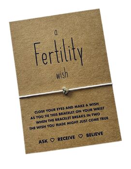 Fertility Wish Bracelet | Fertility Gift, 4 of 7