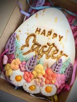 Personalised Hand Iced Easter Egg Postal Biscuit, 6 of 7