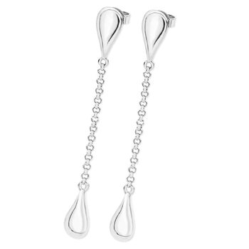 Station Tear Drop Earrings, 2 of 3