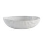 Vintage White Porcelain Ribbed Plates And Bowls, thumbnail 6 of 6