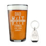 Gifts For Him Pint Glass And Bottle Opener Set, thumbnail 2 of 5