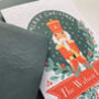 Personalised Nutcracker Christmas Greetings Card, thumbnail 1 of 5