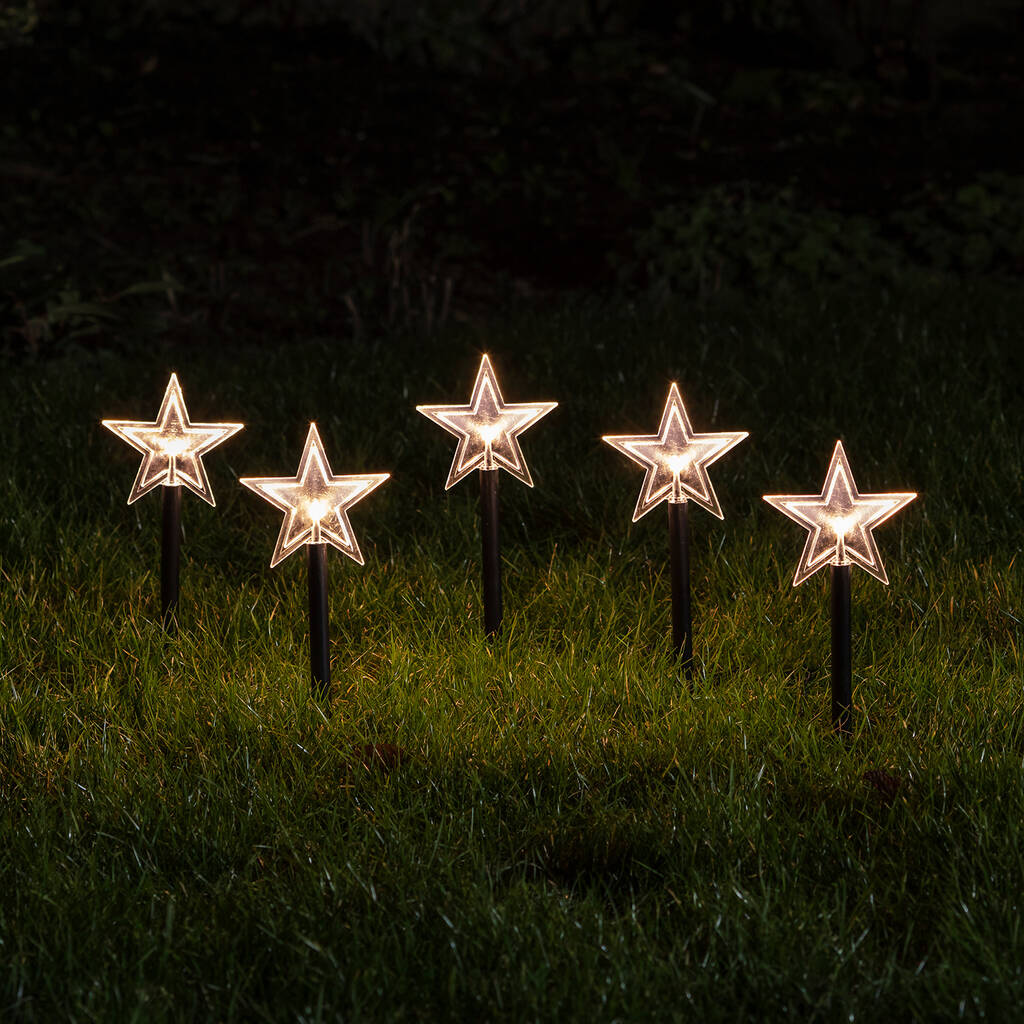 Star Garden Stake Lights