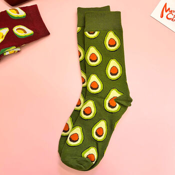 Avocado Socks Set Of Two In A Box, 3 of 6