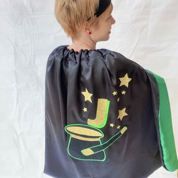 Personalised Satin Magician Cape For Kids, 2 of 11