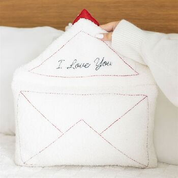 Love Letter Boucle Valentine’s Day Cushion, 2 of 2