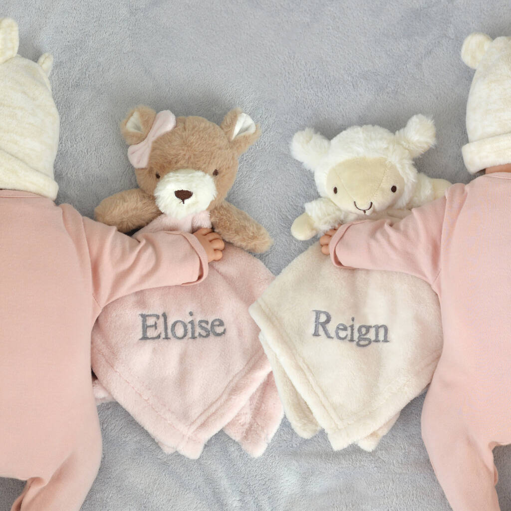 Personalised Twins Comforters Set Of Two, 1 of 12