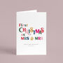 Personalised 'First Year As Mrs And Mrs' Christmas Card, thumbnail 2 of 4