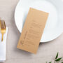 Simple Elegance Menus With Optional Place Cards, thumbnail 3 of 4
