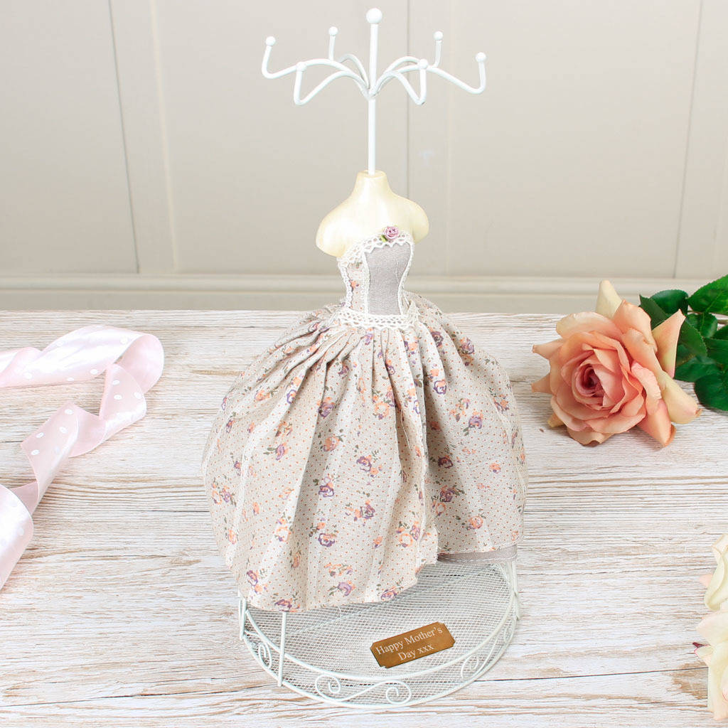 vintage rose mannequin jewellery stand by dibor