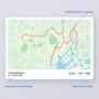 Tokyo Personalised Marathon Map Print, thumbnail 4 of 7