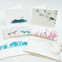 Letterpress Greeting Cards Pack Of Six, thumbnail 1 of 7