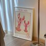 'You're My Lobster' Wall Art Print In A4 Or A3, thumbnail 3 of 7