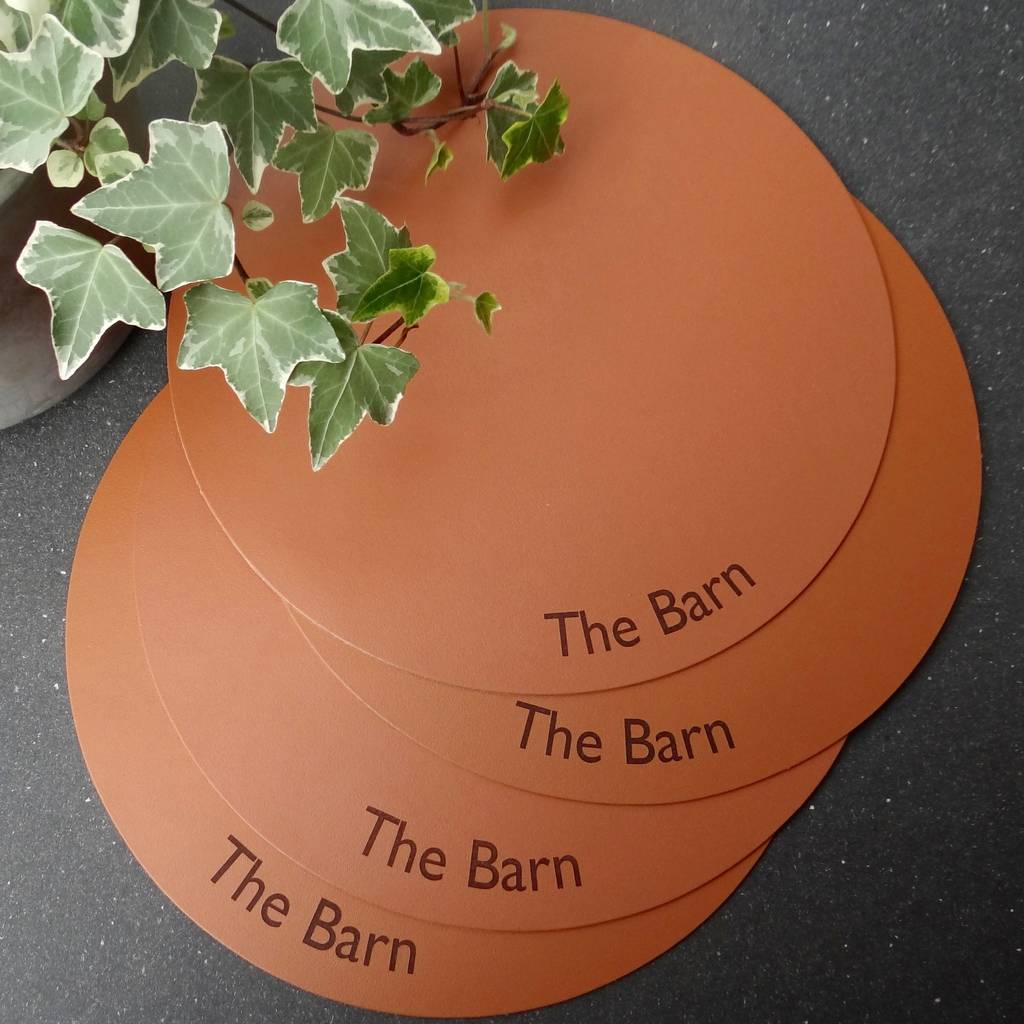 leather placemat by artbox