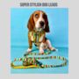 Multi Coloured Stripe Dog Lead, thumbnail 3 of 4