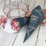 Geometric Personalised Wedding Cones With Confetti, thumbnail 1 of 8