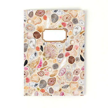 Conchae Sea Shell Print A5 Notebook, 8 of 10