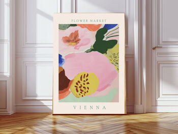 Flower Market Botanical Set Of Two Art Prints, 2 of 3