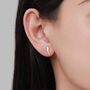 Sterling Silver Tiny Chili Pepper Stud Earrings, thumbnail 6 of 12