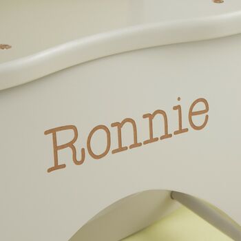 Personalised Childhome Grey Wooden Elephant Rocker, 3 of 3