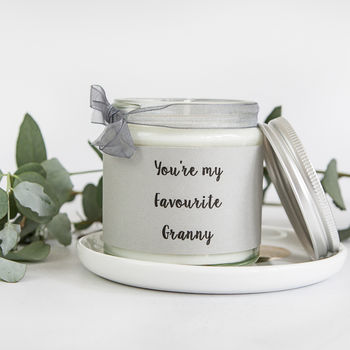 Personalised Favourite Granny Candle, 2 of 3